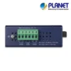 (IFT-802TS15) PLANET IP30 SLIM TYPE INDUSTRIAL FAST ETHERNET MEDIA CONVERTER SC SM-15KM (-40 TO 75 DEGREE C)