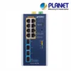(IGS-4215-8UP4X) PLANET 8 X 1G RJ45 POE 802.3BT + 4 X 10G/1G SFP IGS-4215 L2 INDUSTRIAL SWITCH