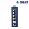 (ISW-500T-E) PLANET IP40 COMPACT SIZE INDUSTRIAL 5-PORT 10/100TX FAST ETHERNET SWITCH (-40~75 DEGREES C, REDUNDANT POWER INPUT ON DUAL 12~55V DC TERMINAL BLOCK AND ONE DC JACK, LOW POWER CONSUMPTION, 250M EXTEND MODE)