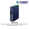 (ISW-511TS15) PLANET IP30 SLIM TYPE 4-PORT INDUSTRIAL ETHERNET SWITCH + 1-PORT 100BASE-FX(15KM) (-40 - 75 C)