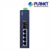 (ISW-511TS15) PLANET IP30 SLIM TYPE 4-PORT INDUSTRIAL ETHERNET SWITCH + 1-PORT 100BASE-FX(15KM) (-40 - 75 C)