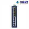 (ISW-621TS15) PLANET IP30 SLIM TYPE 4-PORT INDUSTRIAL ETHERNET SWITCH + 2-PORT 100BASE-FX(15KM) (-40 - 75 C)