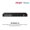 (RG-ES216GC-V2) Ruijie Reyee 16-Port Gigabit Smart Switch, 16 Gigabit RJ45 Ports,19-inch Rack-mountable Steel Case
