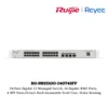 (RG-NBS5100-24GT4SFP) Ruijie Reyee 24-Port Gigabit L3 Managed Switch, 24 Gigabit RJ45 Ports, 4 SFP Ports,19-inch Rack-mountable Steel Case, Static Routing