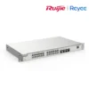 (RG-NBS5100-24GT4SFP) Ruijie Reyee 24-Port Gigabit L3 Managed Switch, 24 Gigabit RJ45 Ports, 4 SFP Ports,19-inch Rack-mountable Steel Case, Static Routing