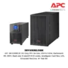 เครื่องสำรองไฟ UPS APC Easy UPS On-Line SRV รุ่น SRV3KIL-E