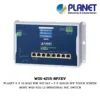 (WGS-4215-8P2XV) PLANET 8 X 1G RJ45 POE 802.3AT + 2 X 10G/1G SFP TOUCH SCREEN MGMT WGS-4215 L2 INDUSTRIAL 60C SWITCH