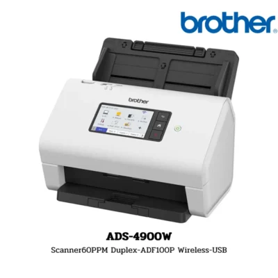 (ADS-4900W) Brother Scanner60PPM Duplex-ADF100P Wireless-USB