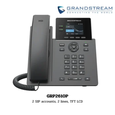 GrandStream IP Phone รุ่น GRP2610P 2 SIP accounts, 2 lines, TFT LCD