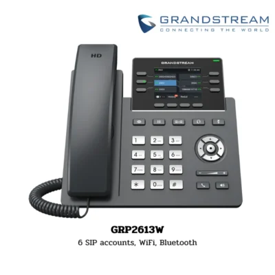GrandStream IP Phone รุ่น GRP2613W 6 SIP accounts, WiFi, Bluetooth