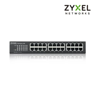 (GS1100-24E) ZYXEL Switch 24 port GbE, Switch Metal Case, Rack-mount kit for 19" rack 4 (GS1100-24E) ZYXEL Switch 24 port GbE, Switch Metal Case, Rack-mount kit for 19" rack