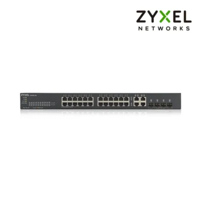 (GS1920-24V2) ZYXEL Switch 28 Port Smart Managed Switch 24x1G + 4x1G Combo 4 (GS1920-24v2) ZYXEL Switch 28 Port Smart Managed Switch 24x1G + 4x1G Combo