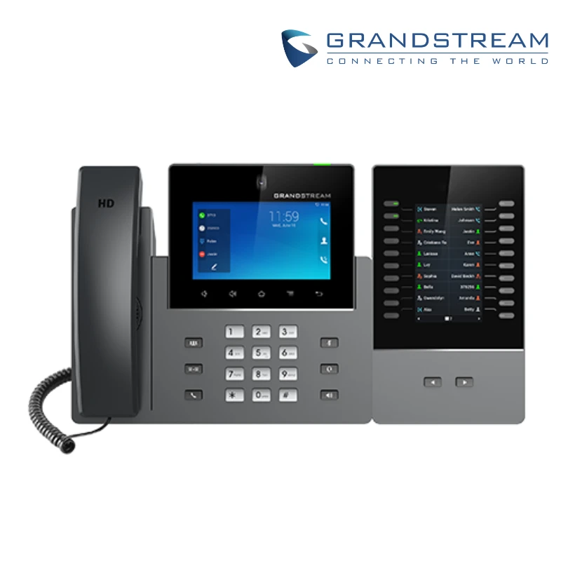 GrandStream IP Phone รุ่น GXV3450 5.0 LCD Touchscreen Android 11 WiFi 5 GrandStream IP Phone รุ่น GXV3450 5.0 LCD Touchscreen Android 11 WiFi