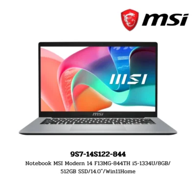 Notebook MSI Modern 14 F13MG-844TH i5-1334U/8GB/512GB SSD/14.0″/Win11Home (9S7-14S122-844)