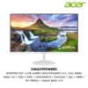 Monitor Acer 23.8'' ACER AOPEN 24SA2YP0WMIX VA / 1920 x 1080 / 100000000:1 / 250cd:m2 / 1ms / 144Hz / 16.7 Million / Aspect Ratio 16:9