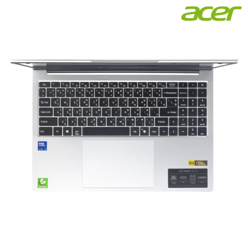 Notebook Acer Aspire Lite 16 AL16-71P-506A/T001 (Light Silver) 16.0 inch/Intel Core Ultra 5 125H (AI)/16GB LPDDR5/512GB SSD/Win 11/ Office 2024 + MS 365 Basic (1Y) (NX.DRSST.001) 5 Notebook Acer Aspire Lite 16 AL16-71P-506A/T001 (Light Silver) 16.0 inch/Intel Core Ultra 5 125H (AI)/16GB LPDDR5/512GB SSD/Win 11/ Office 2024 + MS 365 Basic (1Y) (NX.DRSST.001)
