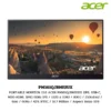 Monitor Acer Portable Monitor 15.6 ACER PM161QJBMIUUX IPS / 1920 x 1080 / 800:1 / 250cd:m2 / 6ms / 60Hz / 45% NTSC / 16.7 Million / Aspect Ratio 16:9