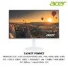 Monitor Acer 23.8'' ACER SA243YP1WMIX IPS / 1920 x 1080 / 1500:1 / 250cd:m2 / 1ms / 144Hz / 99% sRGB / 16.7 Million / Aspect Ratio 16:9 6 Monitor Acer 23.8'' ACER SA243YP1WMIX IPS / 1920 x 1080 / 1500:1 / 250cd:m2 / 1ms / 144Hz / 99% sRGB / 16.7 Million / Aspect Ratio 16:9