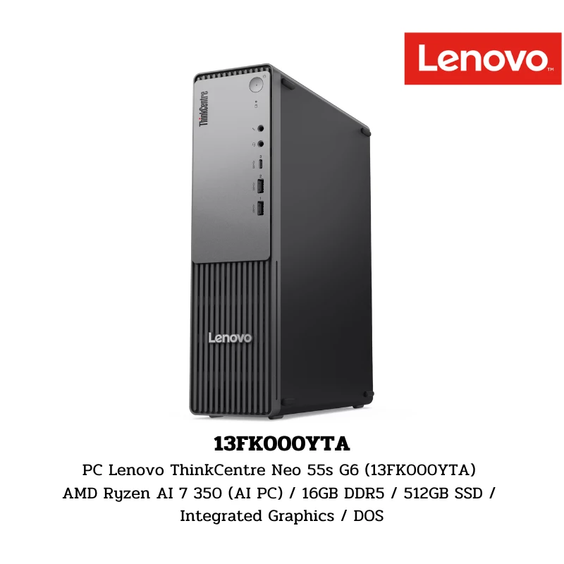PC Lenovo ThinkCentre Neo 30t G5 (13K8003TTA) Intel i5-13420H / 16GB DDR5 / 512GB SSD / Integrated Graphics / DOS 1 PC Lenovo ThinkCentre Neo 30t G5 (13K8003TTA) Intel i5-13420H / 16GB DDR5 / 512GB SSD / Integrated Graphics / DOS