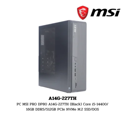 PC MSI PRO DP80 A14G-227TH (Black) Core i5-14400/16GB DDR5/512GB PCIe NVMe M.2 SSD/DOS (A14G-227TH)