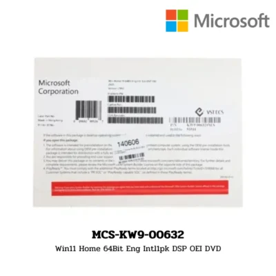(KW9-00632) Win11 Home 64Bit Eng Intl1pk DSP OEI DVD