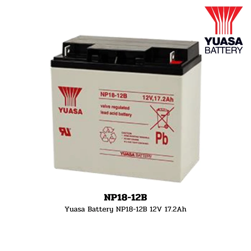 แบตเตอรี่ Yuasa NP18-12B 12V 17.2Ah 1 แบตเตอรี่ Yuasa NP18-12B 12V 17.2Ah
