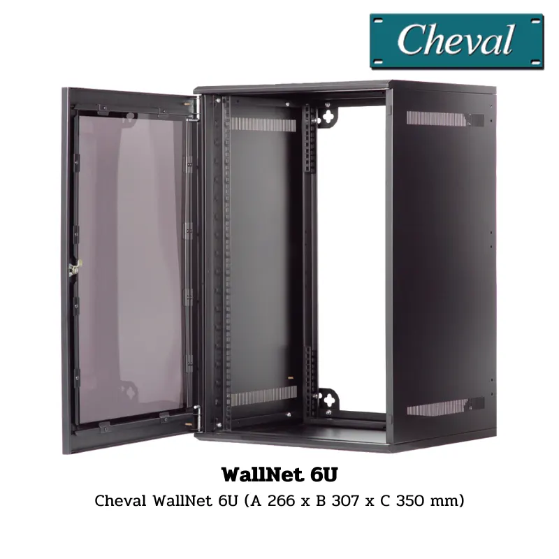 Cheval WallNet 6U (A 266 x B 307 x C 350 mm) 1 WallNet 6U